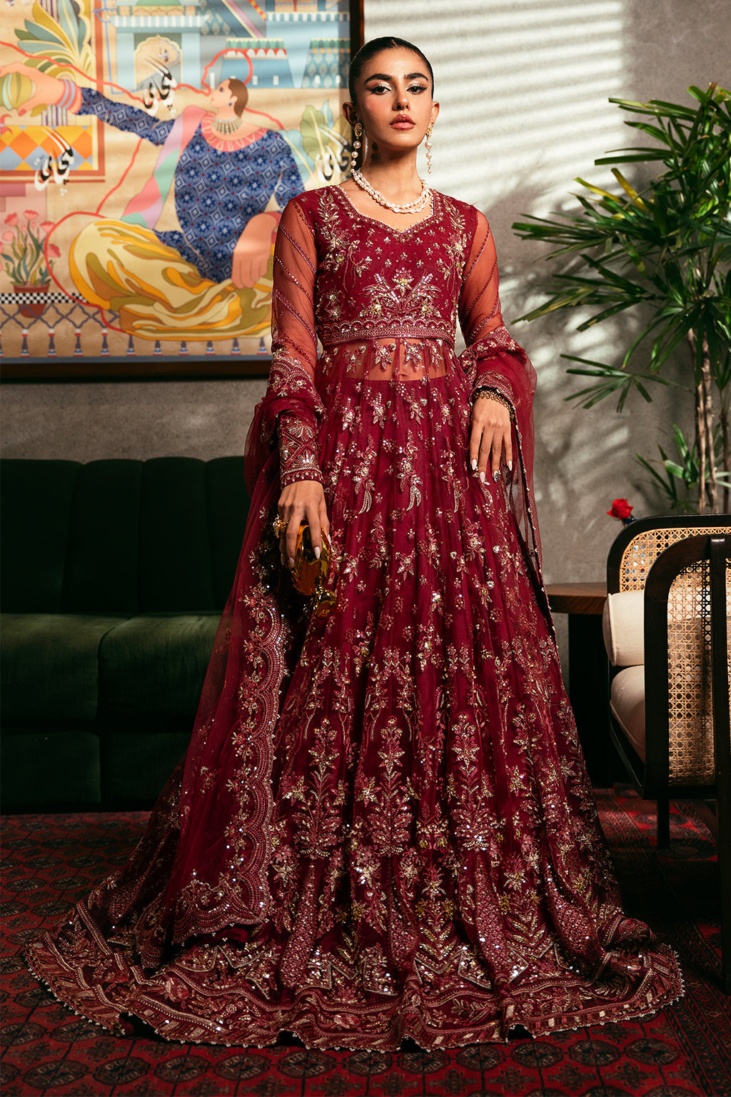 Glamoura By Sheenora Unstitched 3 Piece Wedding Formals Collection'2025-Royale