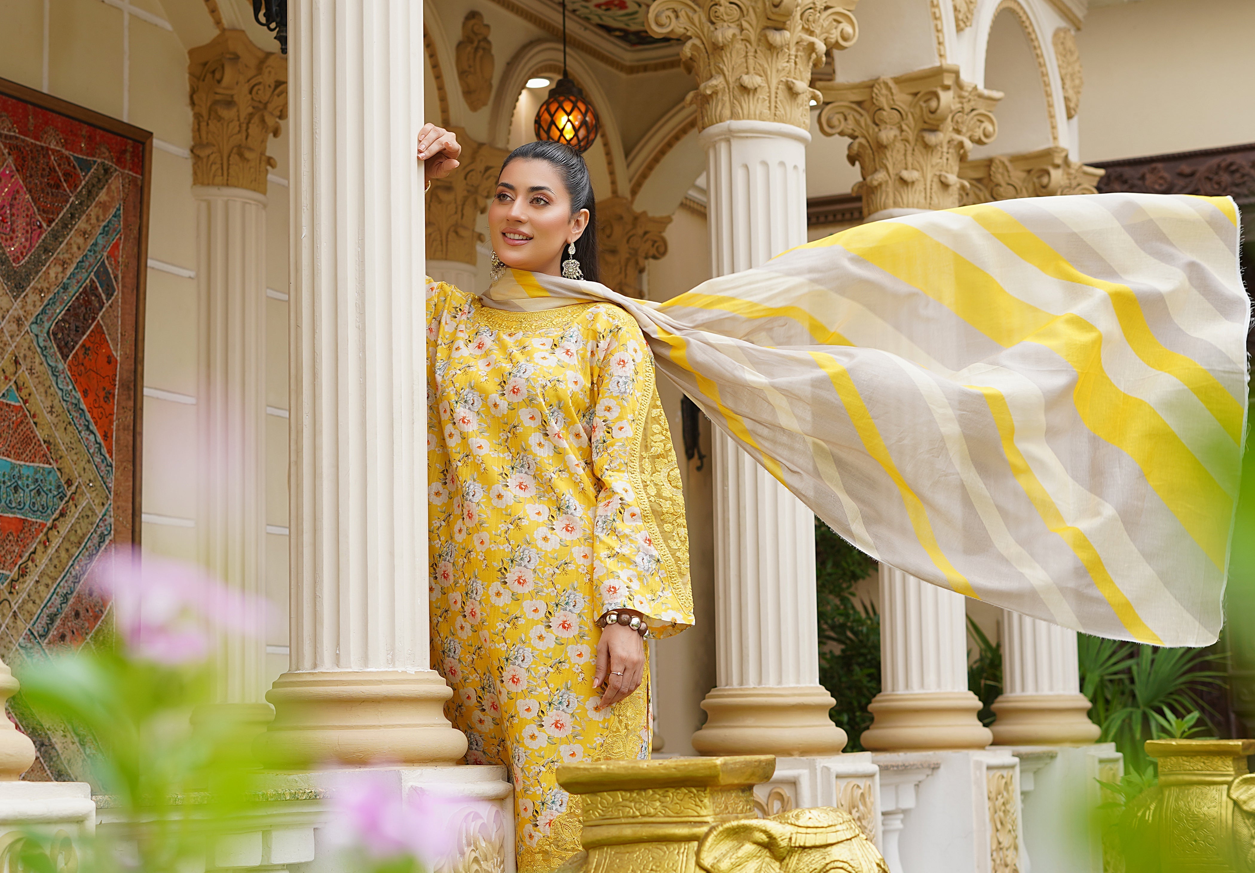 Rang E Gulposh Stitched 3 Piece Lawn Collection'2025RNG-1209