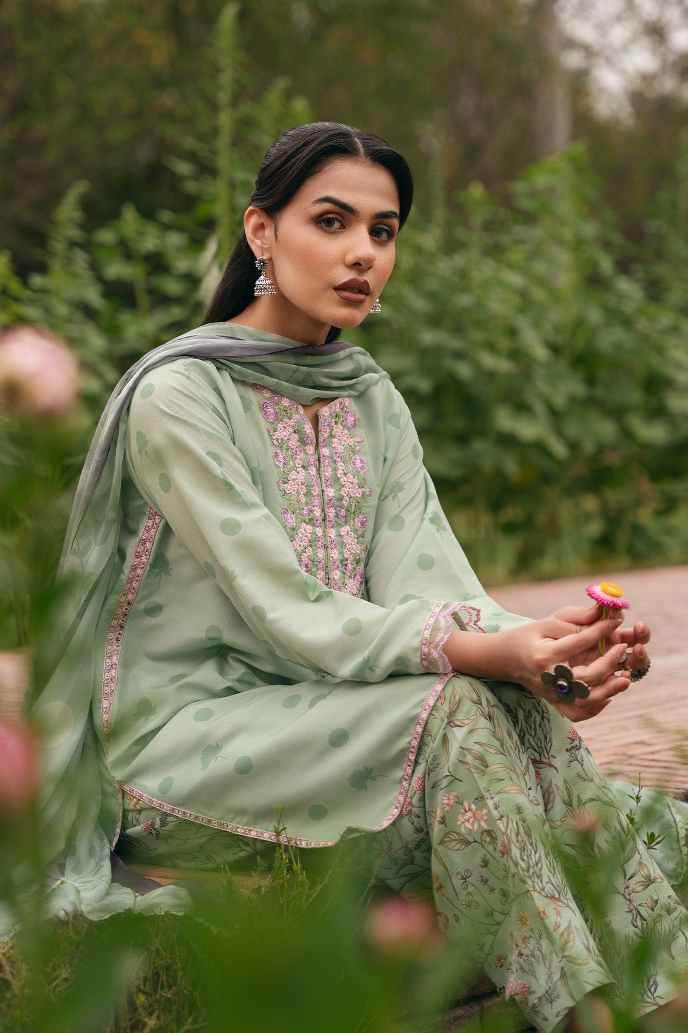 Bloom By Mannat Clothing Stitched Collection-Leya