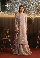 Asim Jofa Premium Festive Ajpf-40 Embroidered Chiffon 3 Pcs