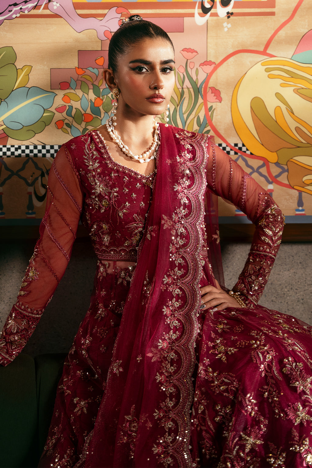 Glamoura By Sheenora Unstitched 3 Piece Wedding Formals Collection'2025-Royale