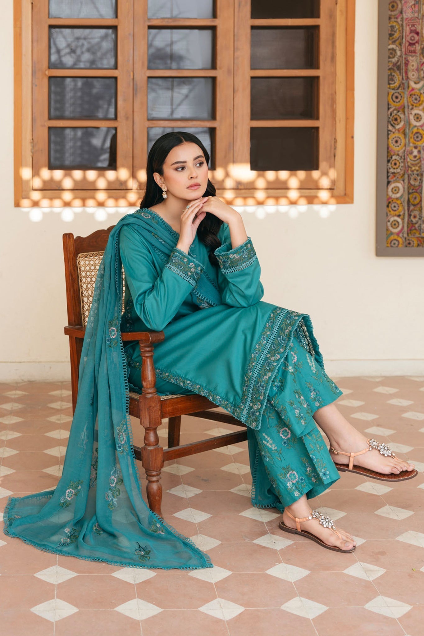 Spring Edit'25 By Mannat Clothing Stitched Collection-Zenia