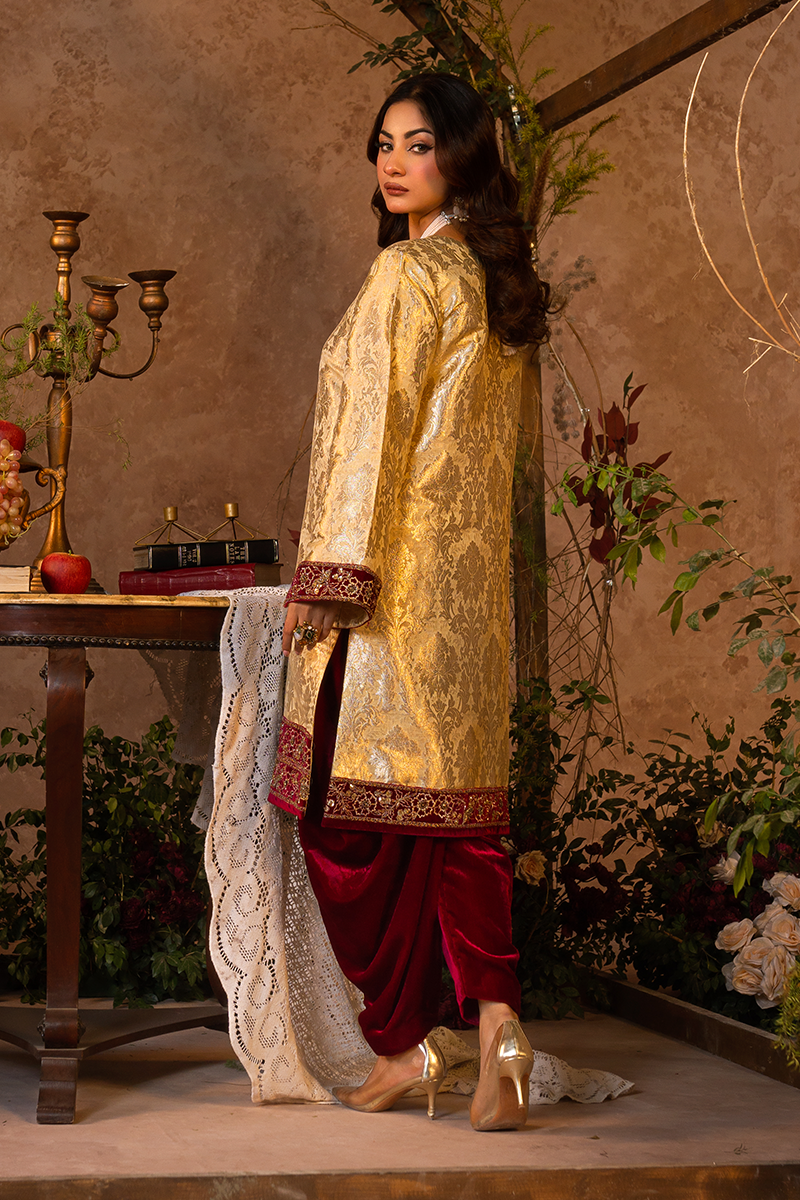 Nazare By Panache Stitched 3 Piece Luxury Pret Collection-Zohara