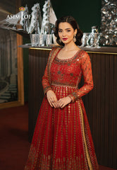 Asim Jofa Premium Festive Ajpf-32 Embroidered Net 3 Pcs