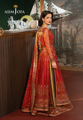 Asim Jofa Premium Festive Ajpf-32 Embroidered Net 3 Pcs