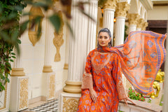 Rang E Gulposh Stitched 3 Piece Lawn Collection'2025-RNG-1215
