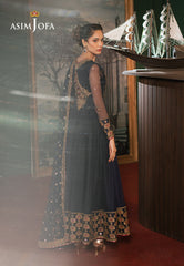 Asim Jofa Premium Festive Ajpf-03 Embroidered Net 3 Pcs