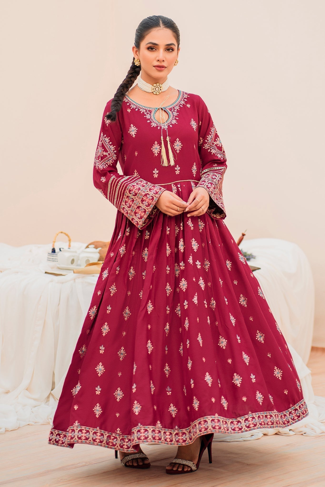 Winter Basics by Panache Apparel Stitched Collection-Rosa