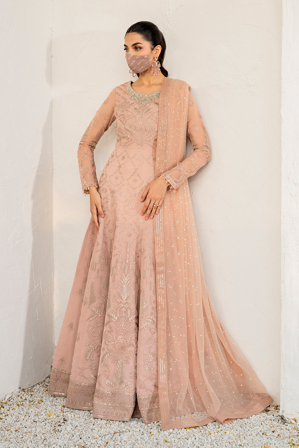Naqsh By Flossie Unstitched 3 Piece Formals Collection'2025-S-1407