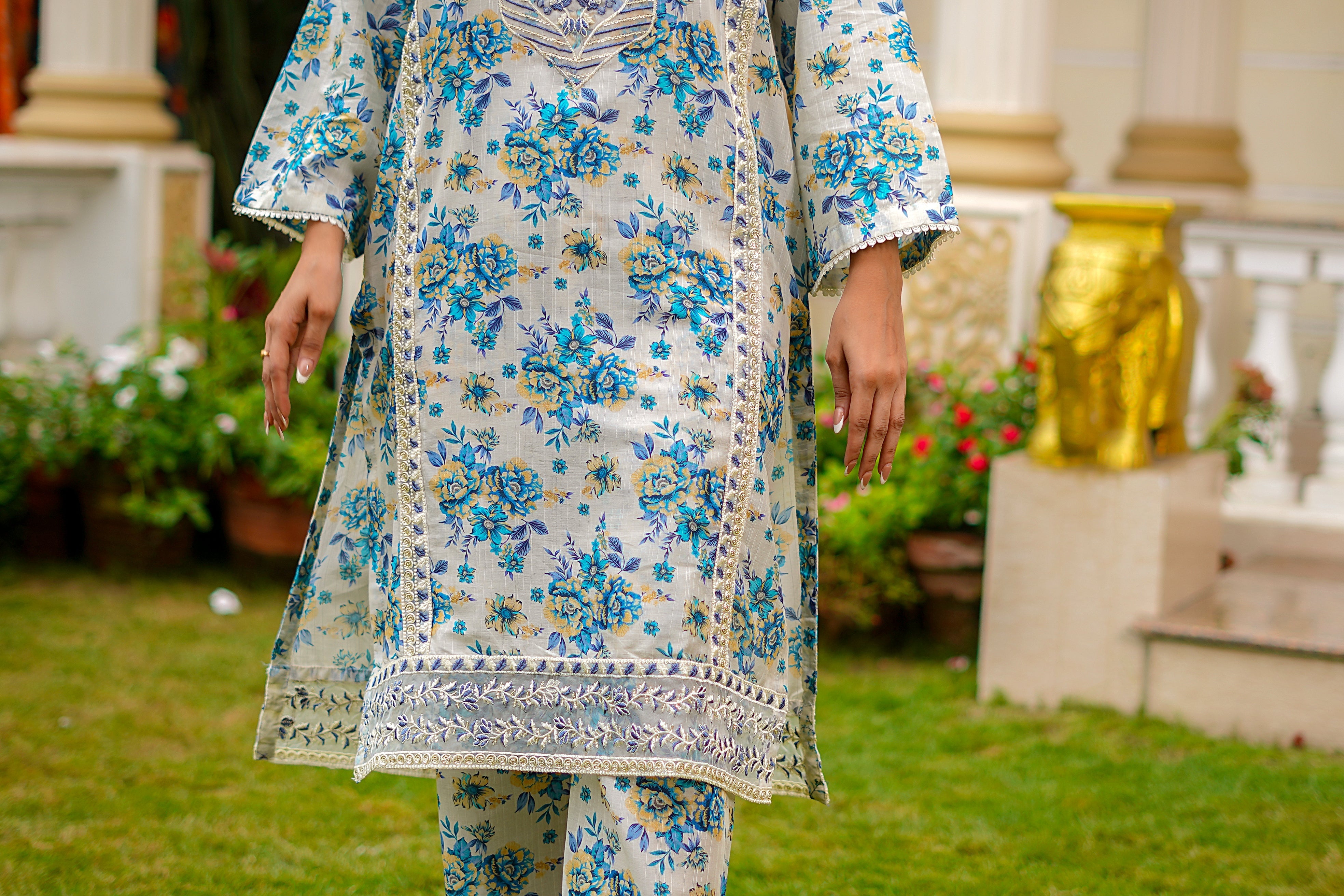 Rang E Gulposh Stitched 3 Piece Lawn Collection'2025-RNG-1218