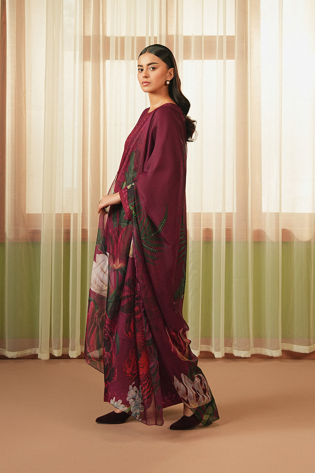 Summer Sky By Mannat Clothing Stitched Collection-Plum