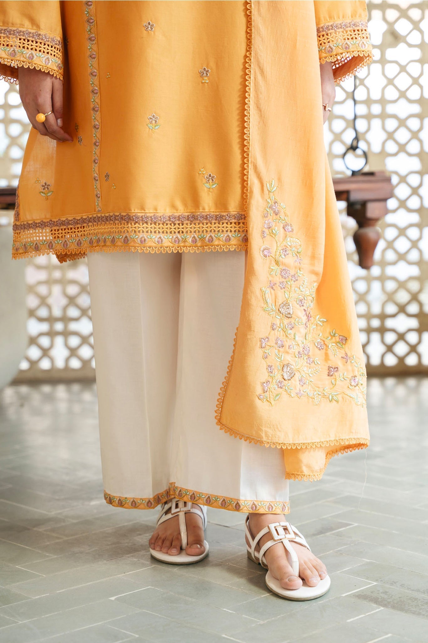 Spring Edit'25 By Mannat Clothing Stitched Collection-Daffodil