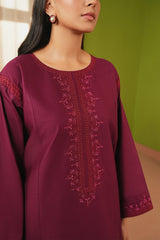Summer Sky By Mannat Clothing Stitched Collection-Plum