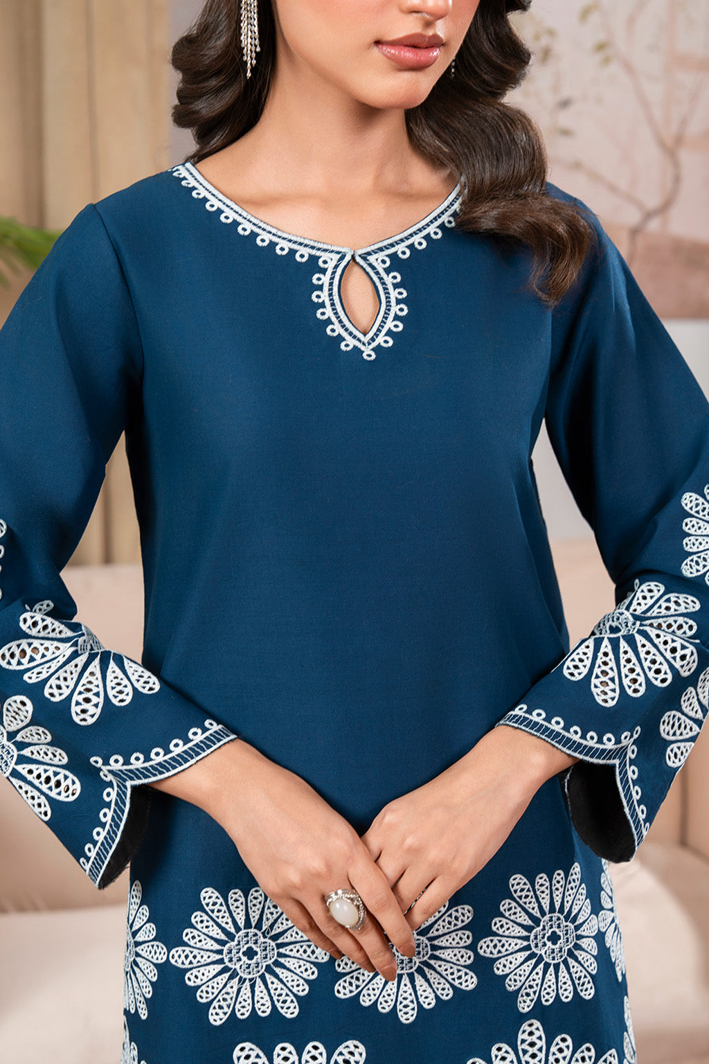 Solarie By Meeral Stitched 2 Piece Lawn Collection'2025-COR-006