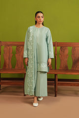 Summer Sky By Mannat Clothing Stitched Collection-Pistachio
