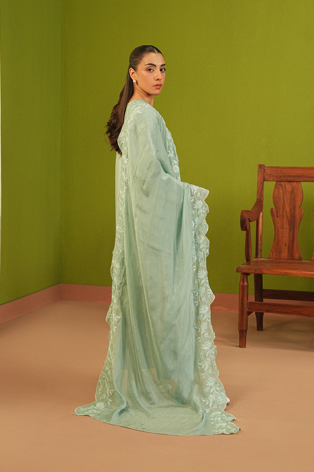 Summer Sky By Mannat Clothing Stitched Collection-Pistachio