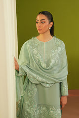 Summer Sky By Mannat Clothing Stitched Collection-Pistachio