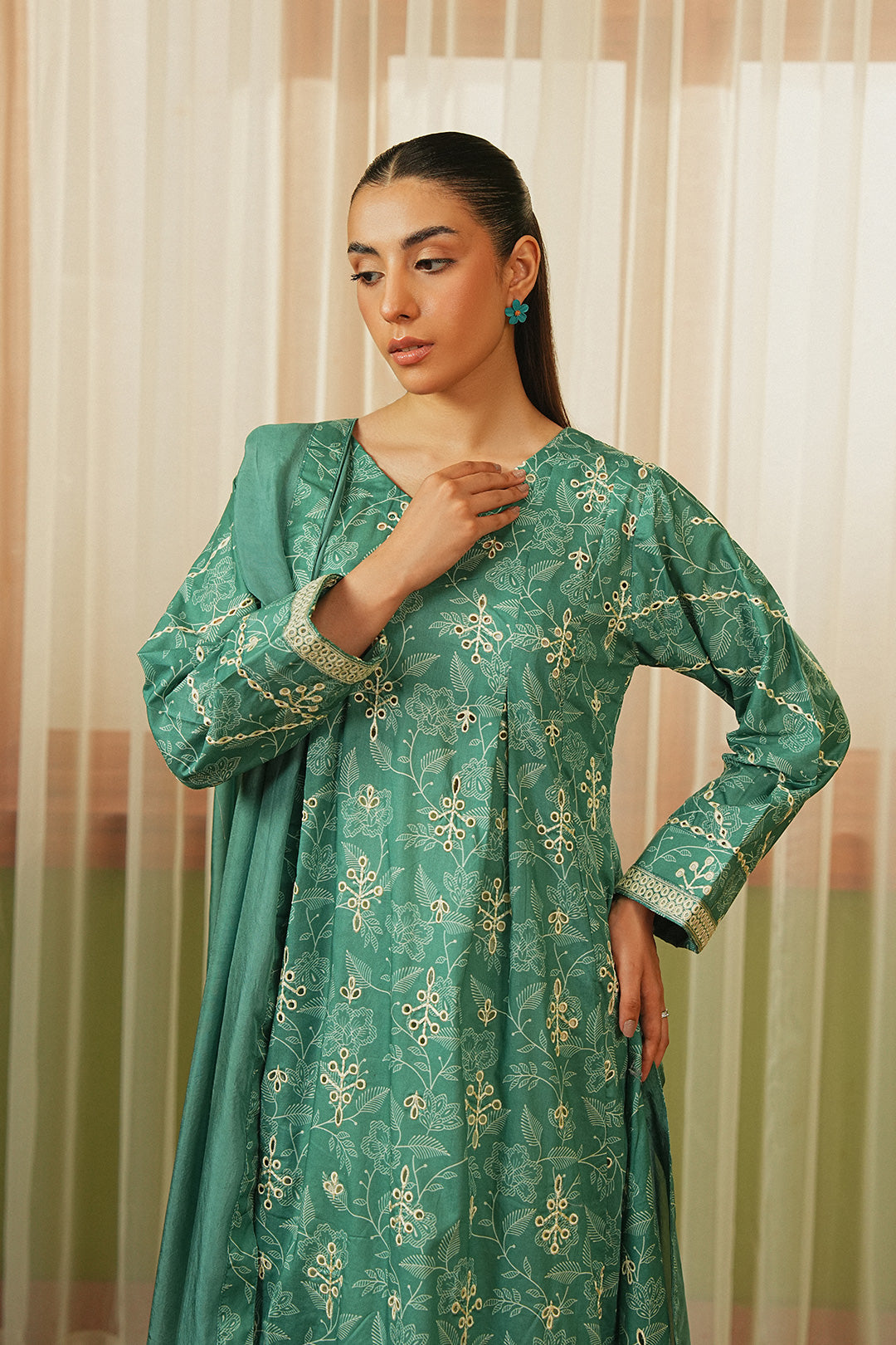 Summer Sky By Mannat Clothing Stitched Collection-Serenity