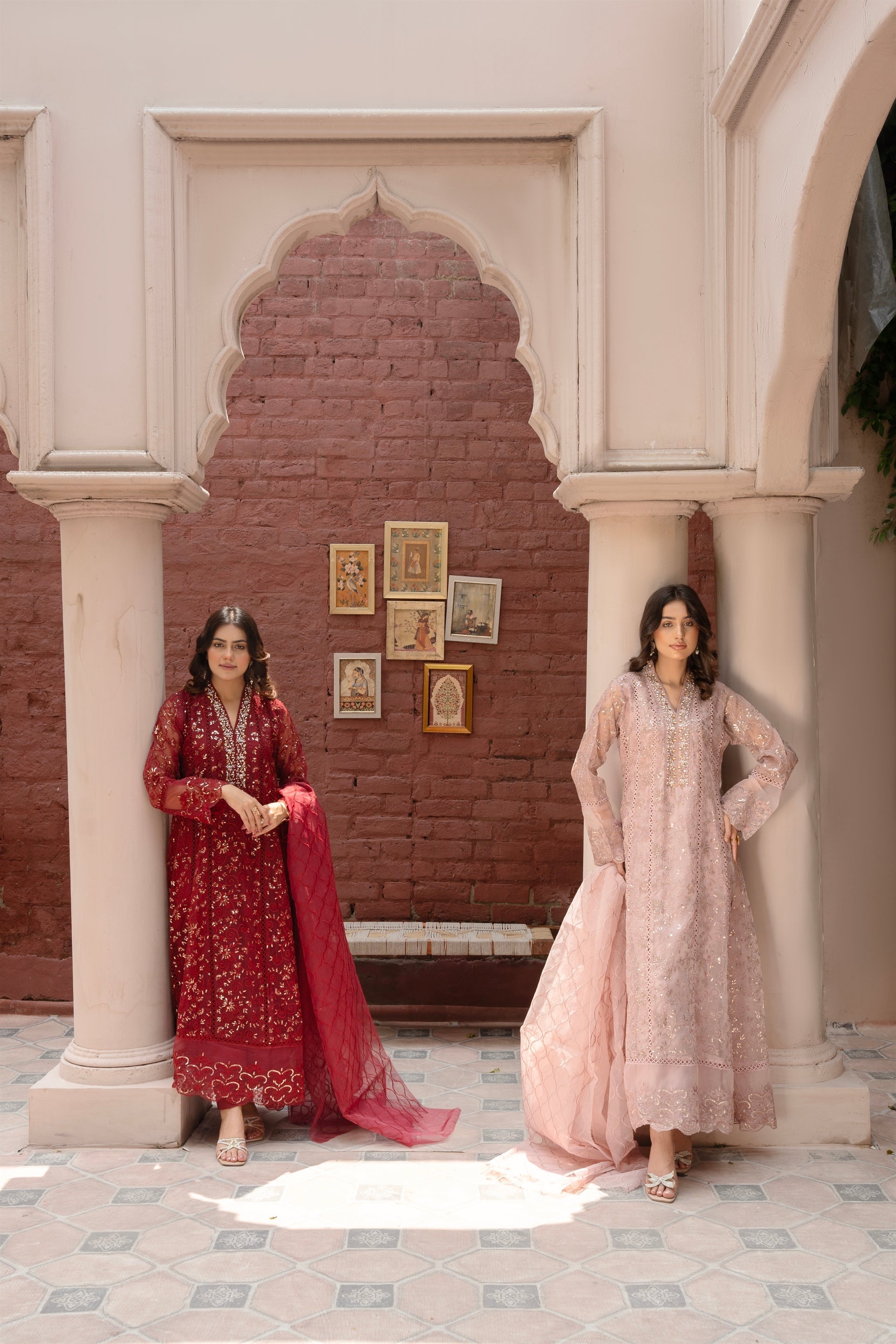 Rang Nirala By Manahils Stitched 3 Piece Formals Collection'2025-K-151-MAROON