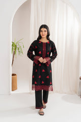 Zoya Zafar Stitched 2 Piece Cotton Collection'2025-Haseens Libas