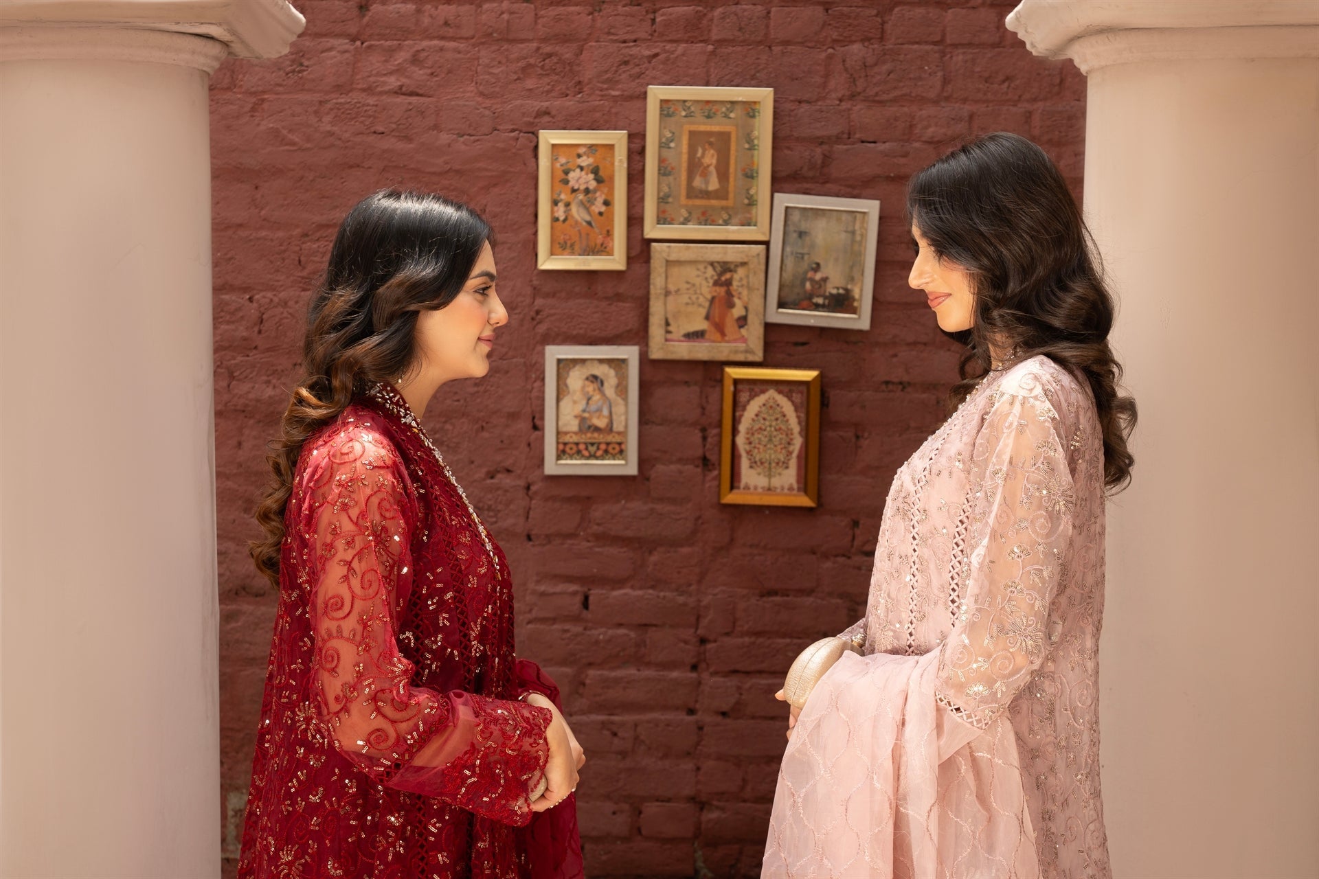 Rang Nirala By Manahils Stitched 3 Piece Formals Collection'2025-K-151-MAROON