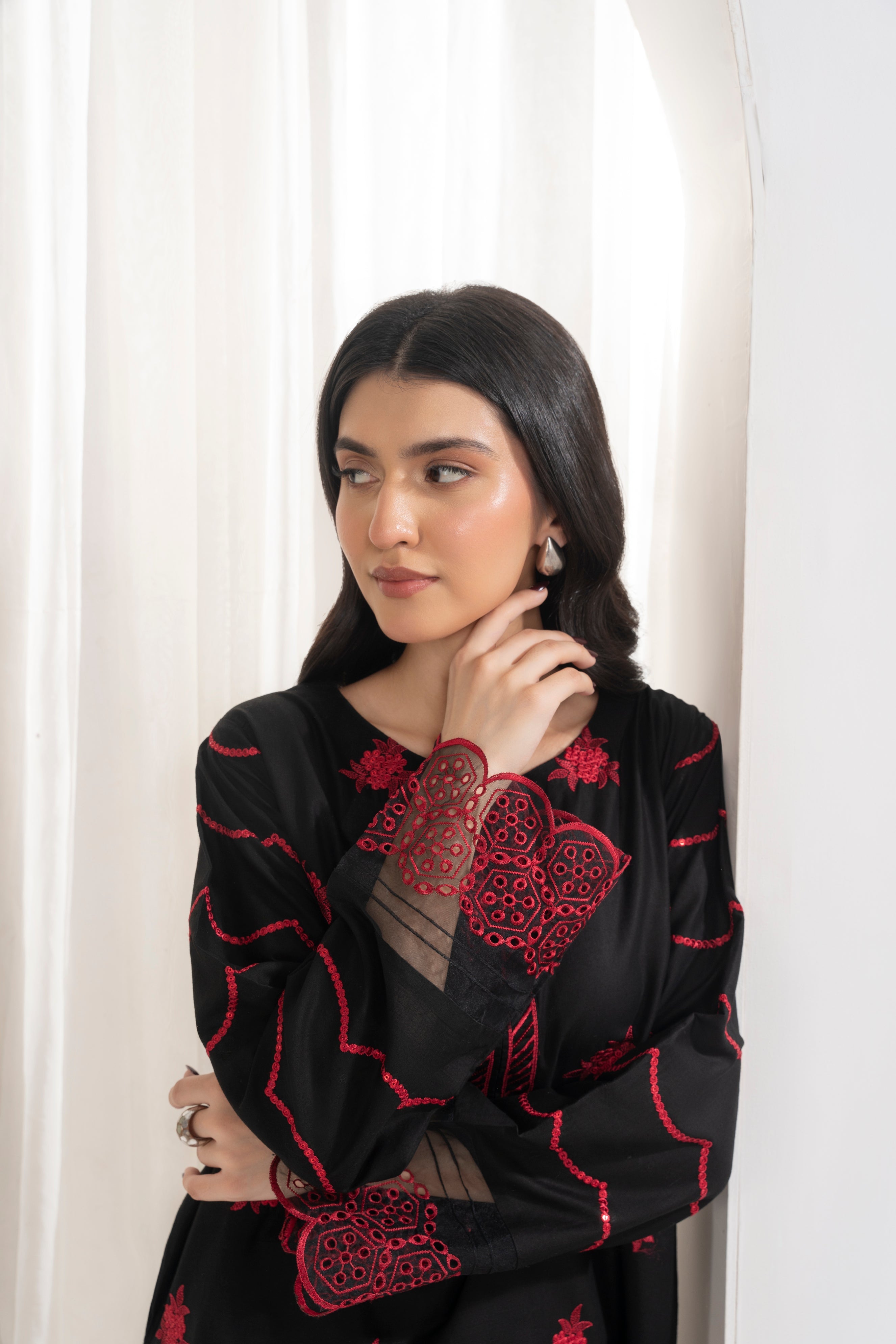 Zoya Zafar Stitched 2 Piece Cotton Collection'2025-Haseens Libas