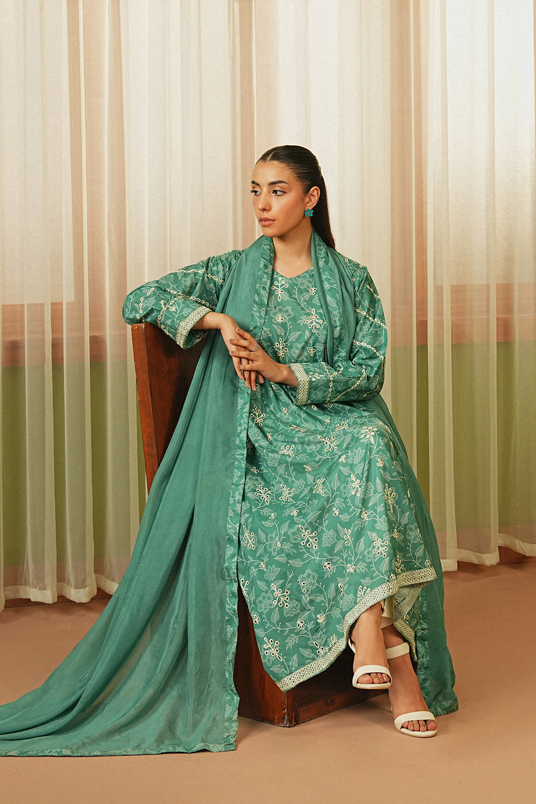 Summer Sky By Mannat Clothing Stitched Collection-Serenity