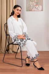 Solarie By Meeral Stitched 2 Piece Lawn Collection'2025-COR-0012