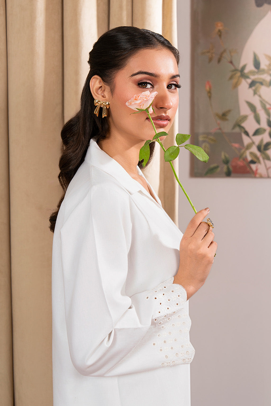 Solarie By Meeral Stitched 2 Piece Lawn Collection'2025-COR-0011