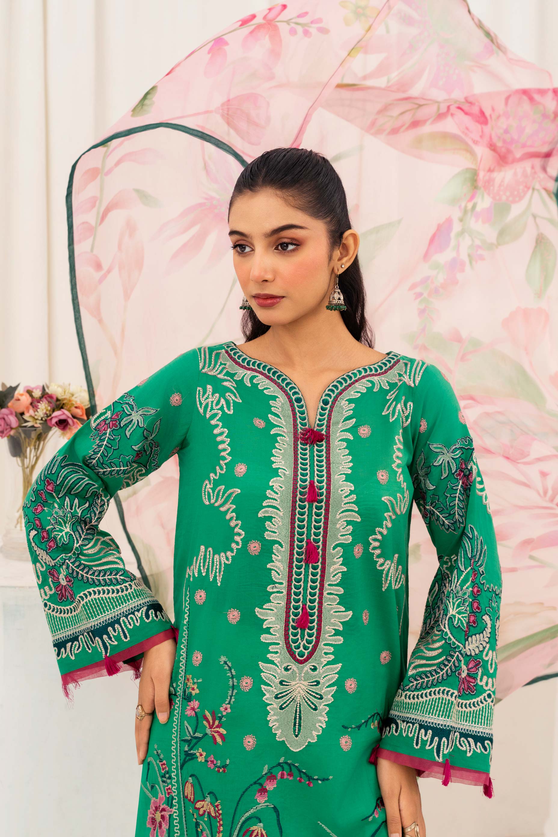 Aayra Stitched Summer Collection'2025-AY693 - Fern Fable 3Pc