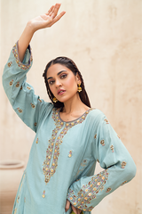 Luxe Edit By Zaaviay Stitched Insiya (Three Piece)