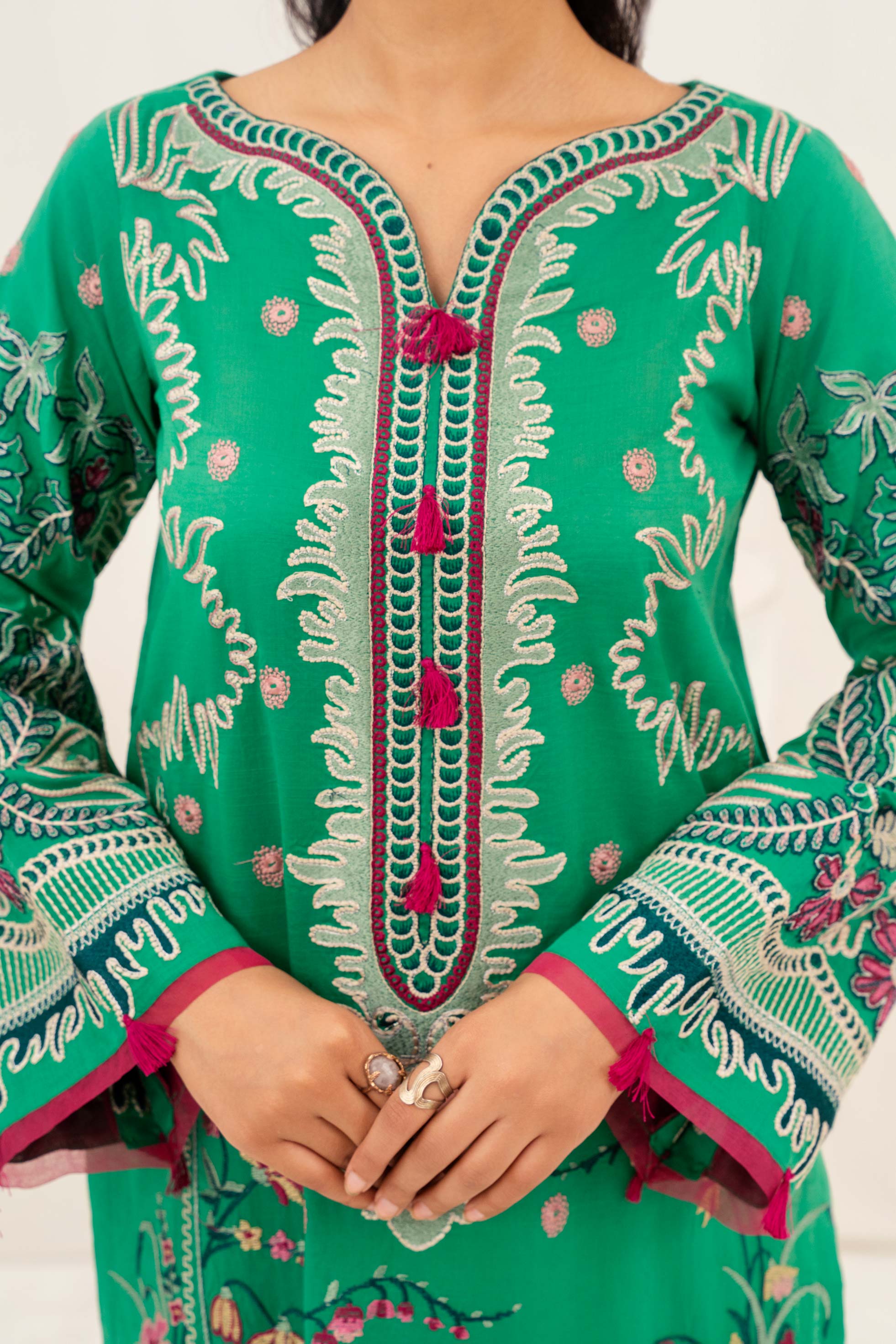 Aayra Stitched Summer Collection'2025-AY693 - Fern Fable 3Pc