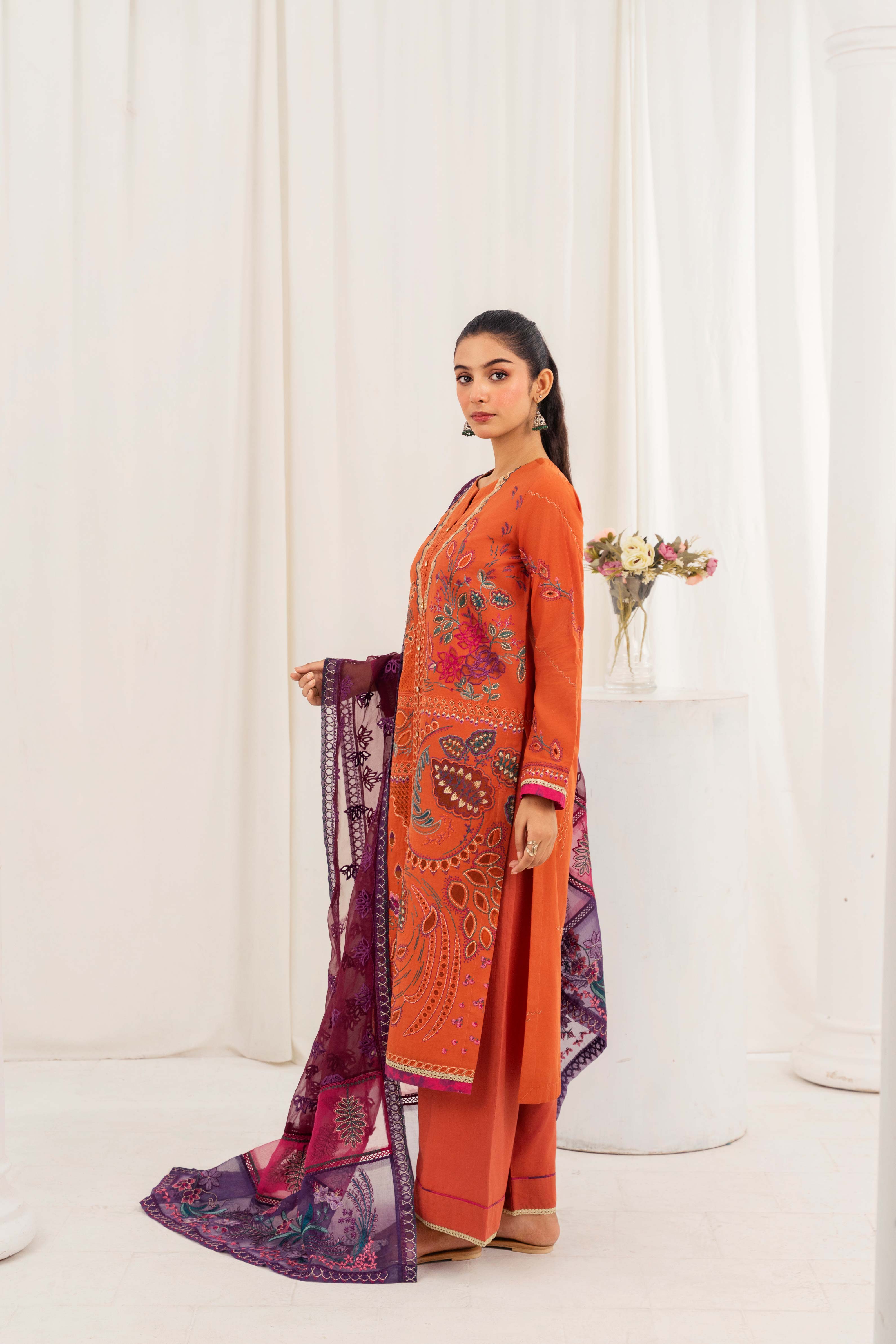 Aayra Stitched Summer Collection'2025-AY650 - Imperial Topaz 3Pc