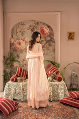 Rang Nirala By Manahils Stitched 3 Piece Formals Collection'2025-K-165-PEACH
