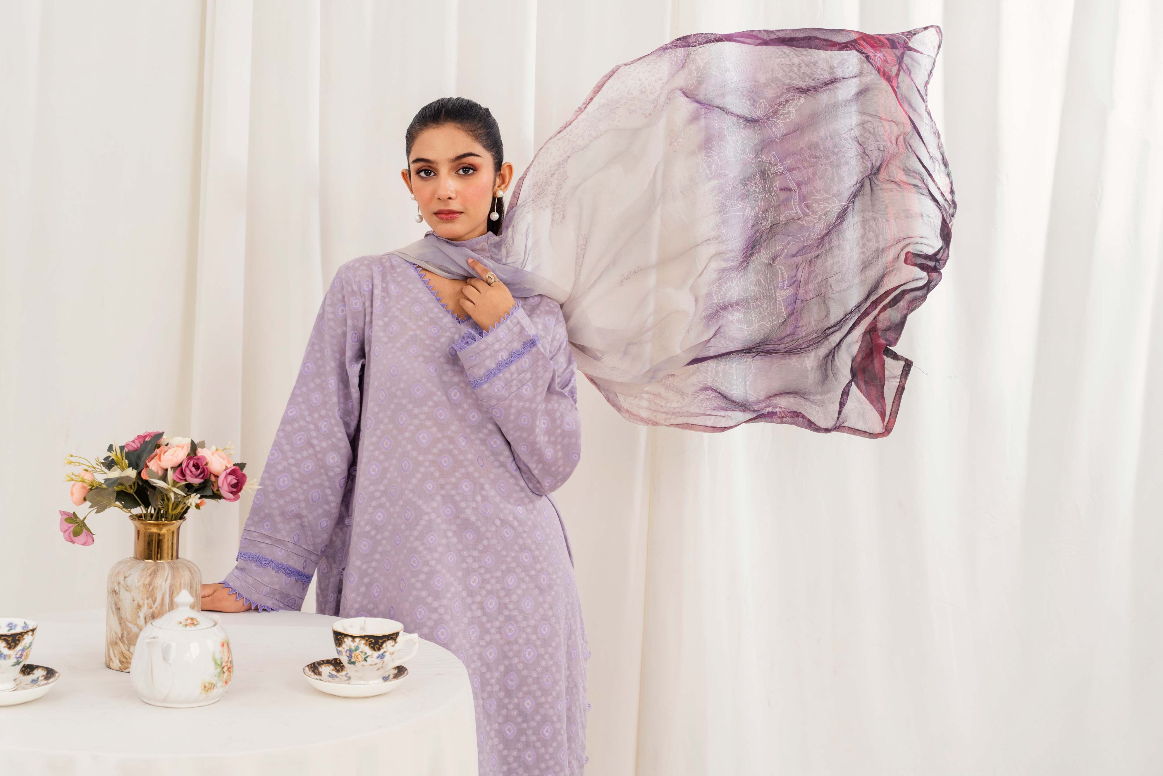 Aayra Stitched Summer Collection'2025-AY1810 - Pastel reverie 3Pc