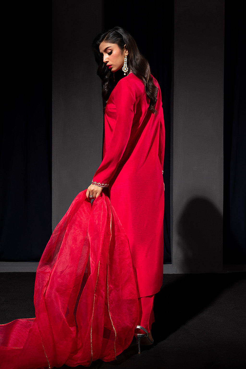 Zelina By Meeral Stitched 3 Piece Formals Collection'2025-HE-005