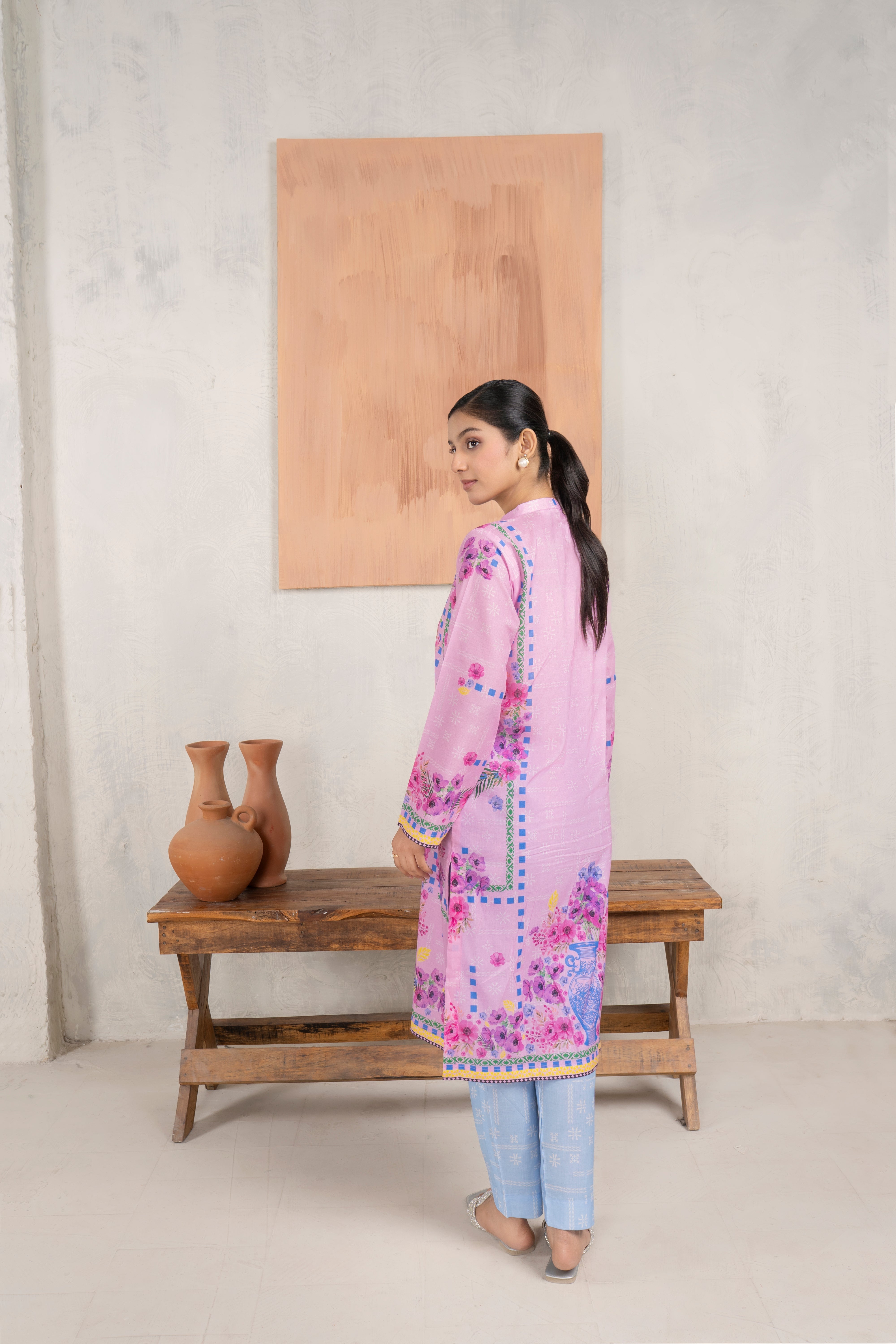 Ahlam By Safa Textile Eid Edit-Floral printed 2pcs