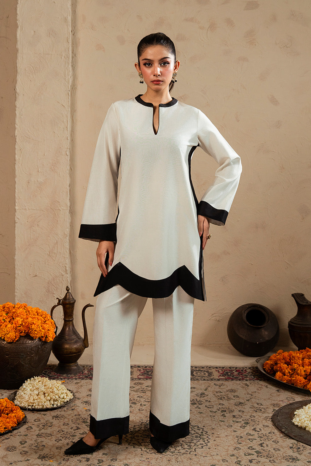 Celine By Meeral Stitched 2 Piece Lawn Collection'2025-SOL-001 - V2