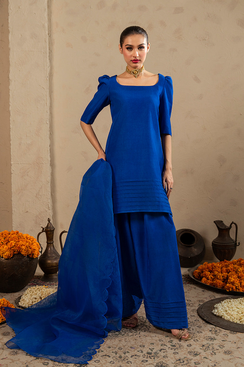 Celine By Meeral Stitched 3 Piece Lawn Collection'2025-SOL-002 - V2