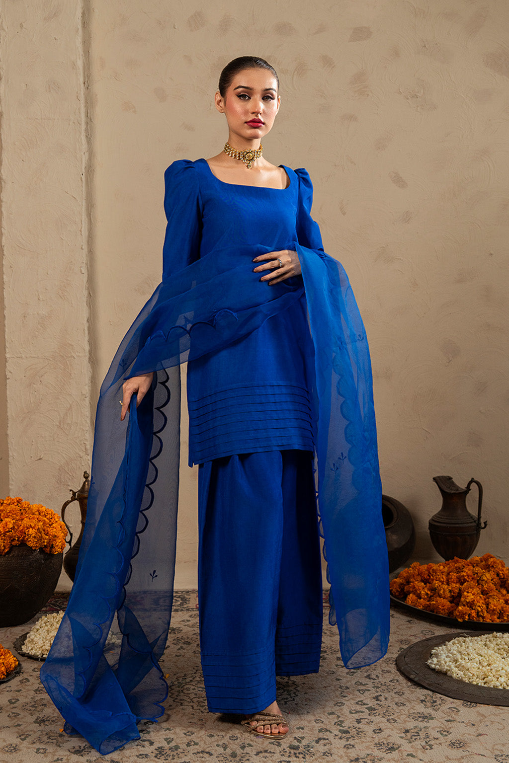 Celine By Meeral Stitched 3 Piece Lawn Collection'2025-SOL-002 - V2