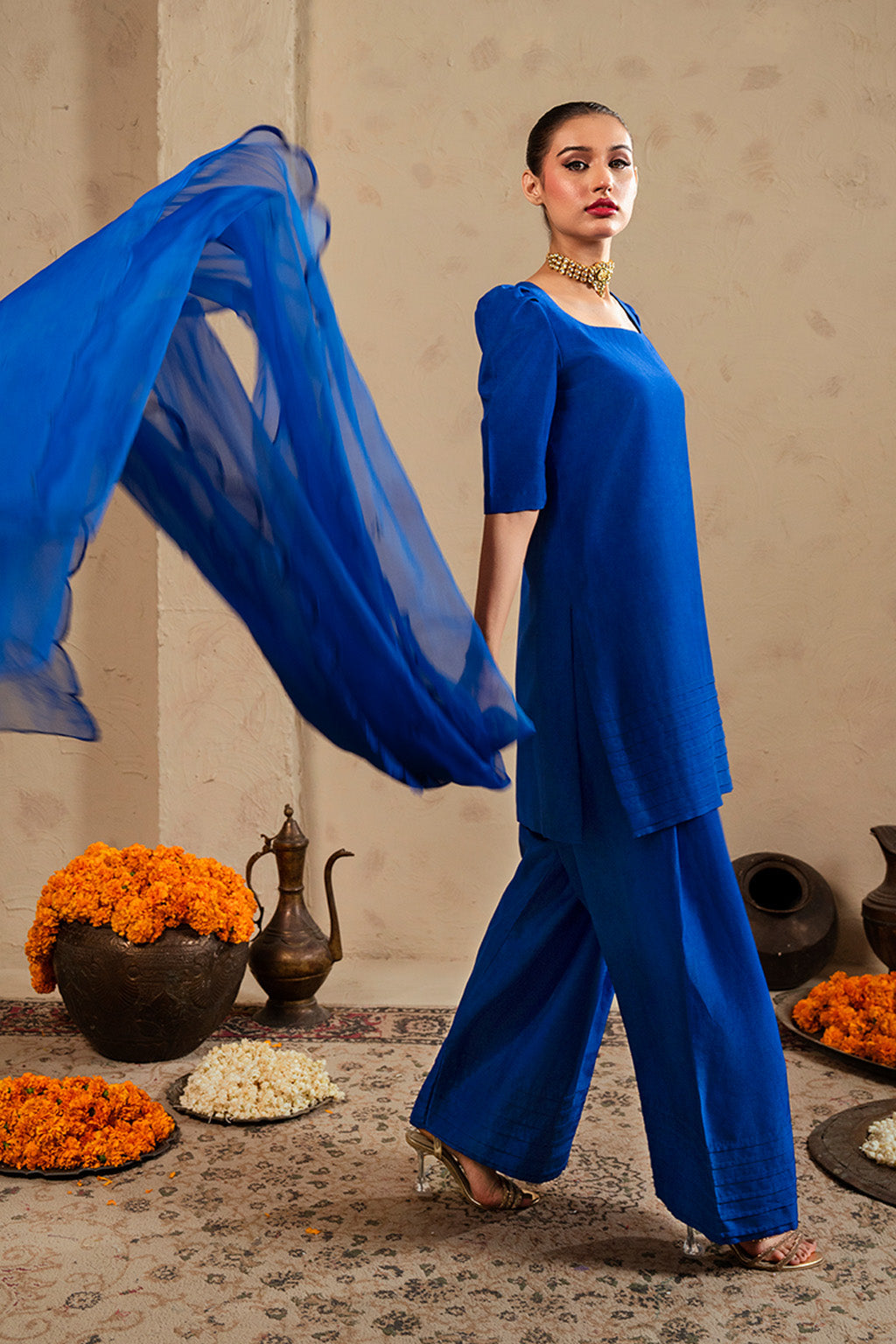 Celine By Meeral Stitched 3 Piece Lawn Collection'2025-SOL-002 - V2