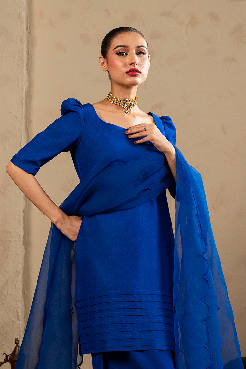 Celine By Meeral Stitched 3 Piece Lawn Collection'2025-SOL-002 - V2