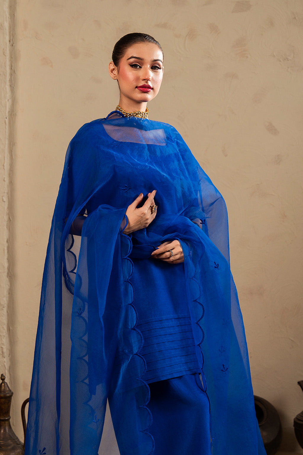 Celine By Meeral Stitched 3 Piece Lawn Collection'2025-SOL-002 - V2