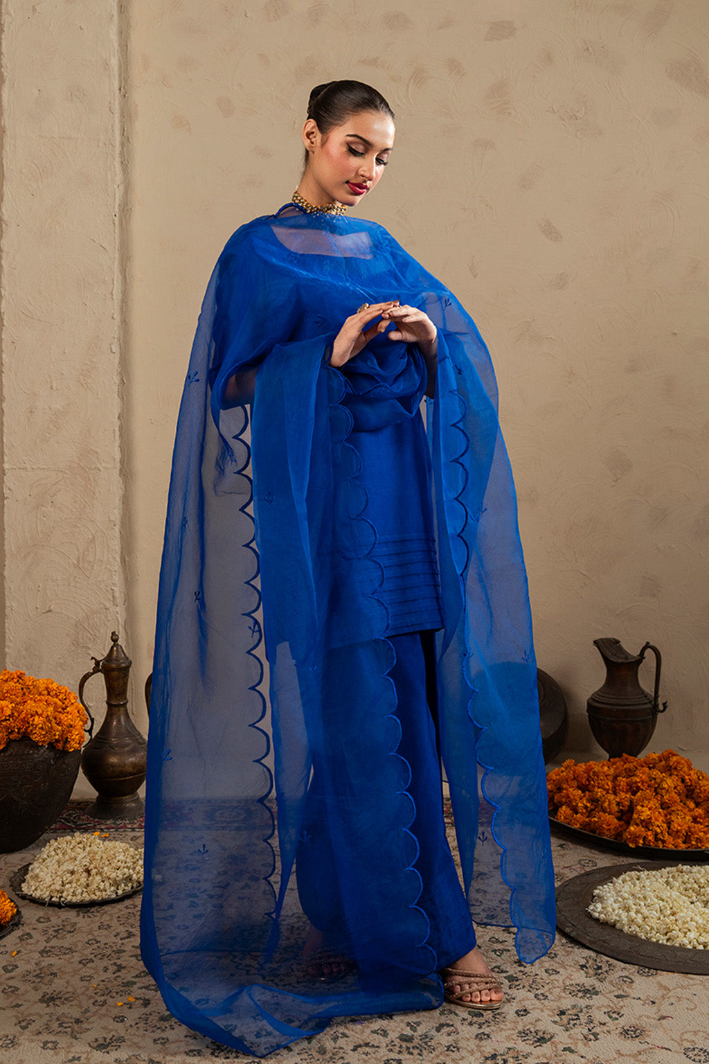 Celine By Meeral Stitched 3 Piece Lawn Collection'2025-SOL-002 - V2
