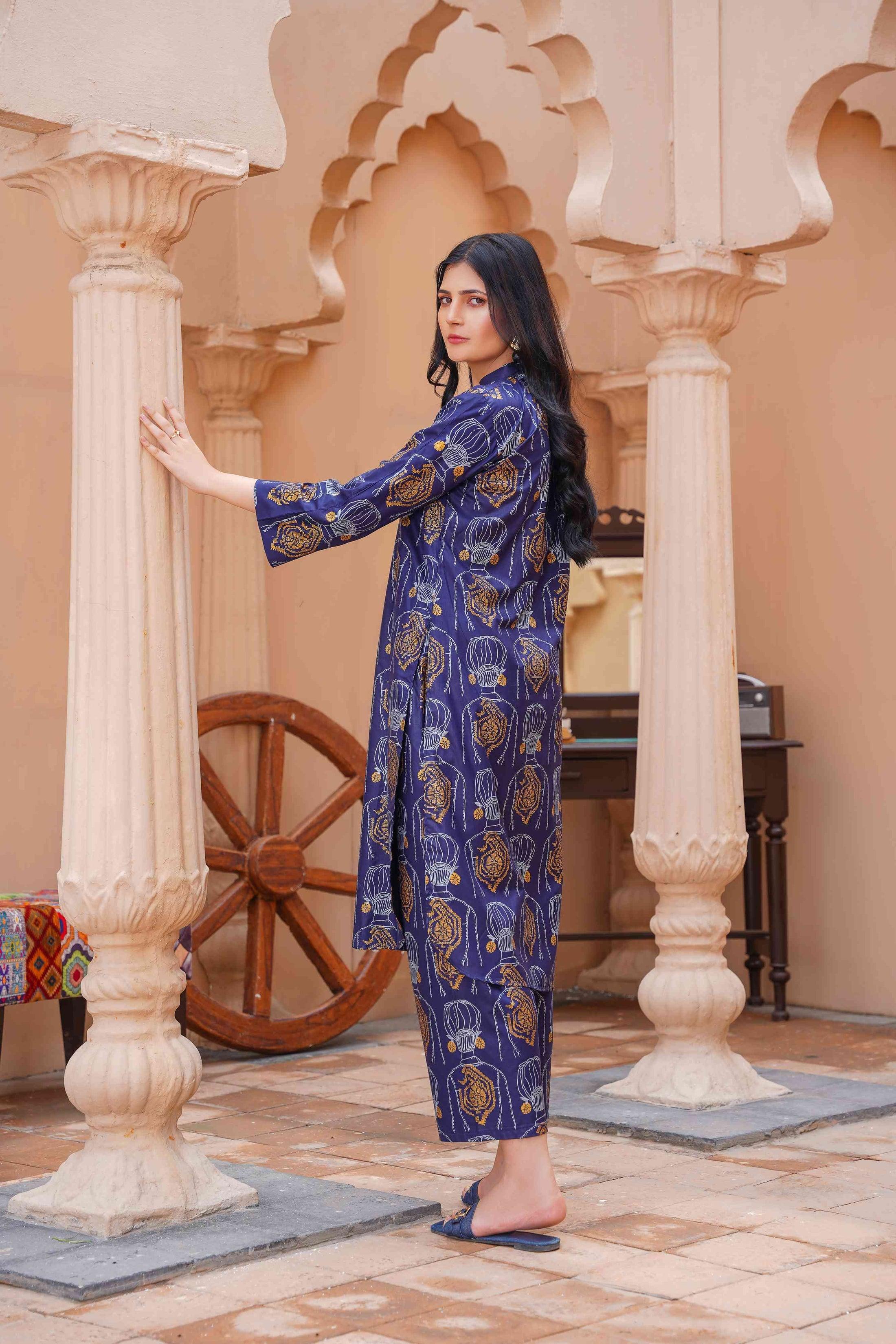 Zaib E Hoor Melodic 2Pcs Stitched Suit