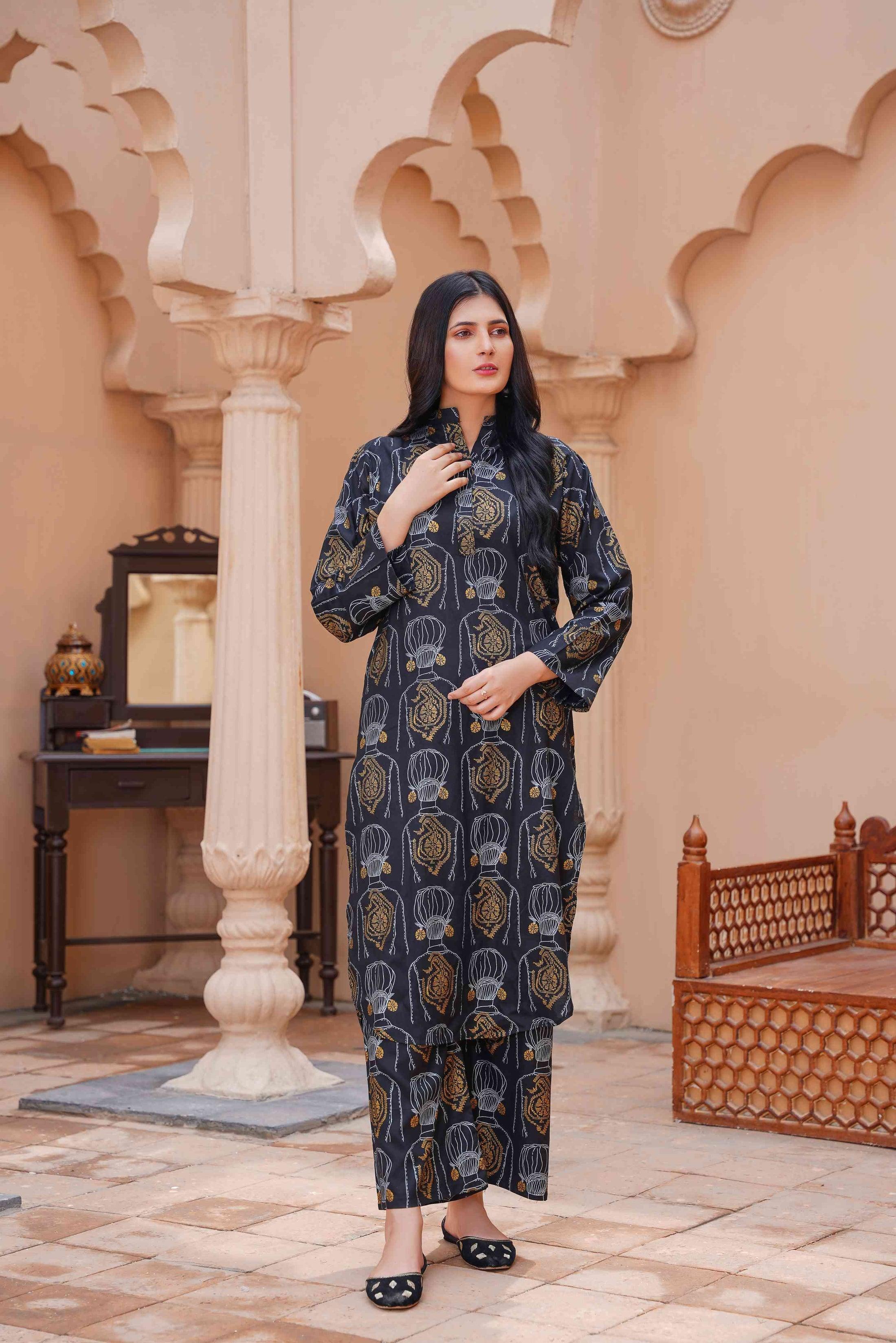 Zaib E Hoor Melodic 2Pcs Stitched Suit