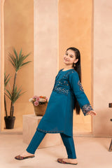 Khayat Stitched 2 Piece Kids Summer Collection'2025 Khayat-Blue