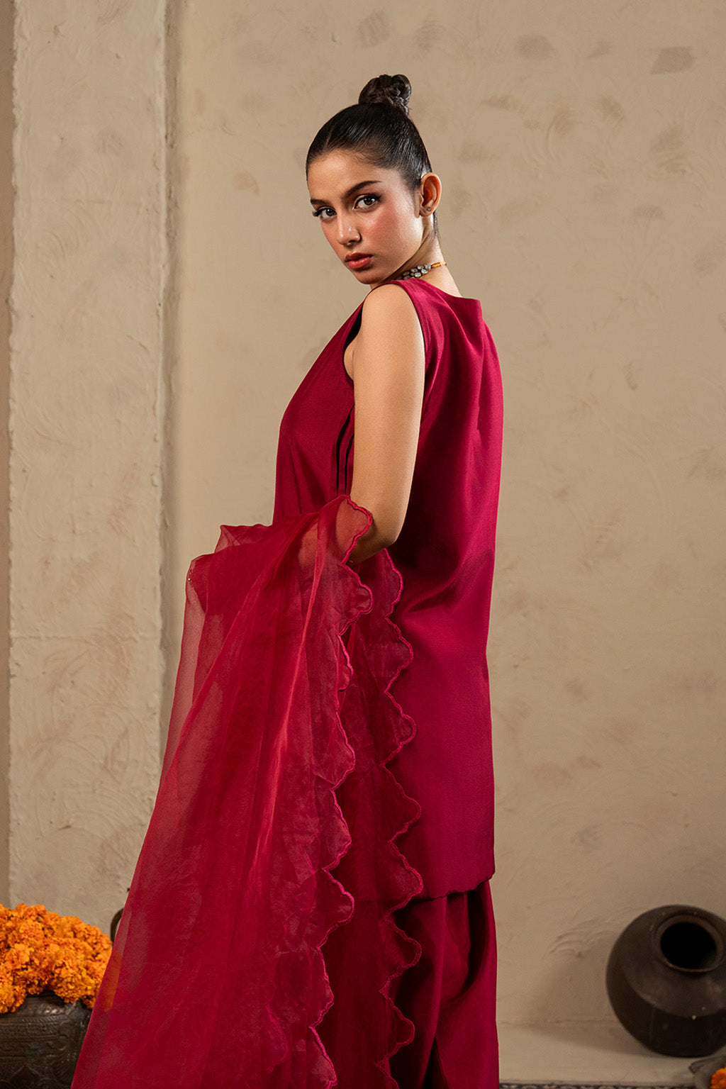 Celine By Meeral Stitched 3 Piece Lawn Collection'2025-SOL-003 - V2