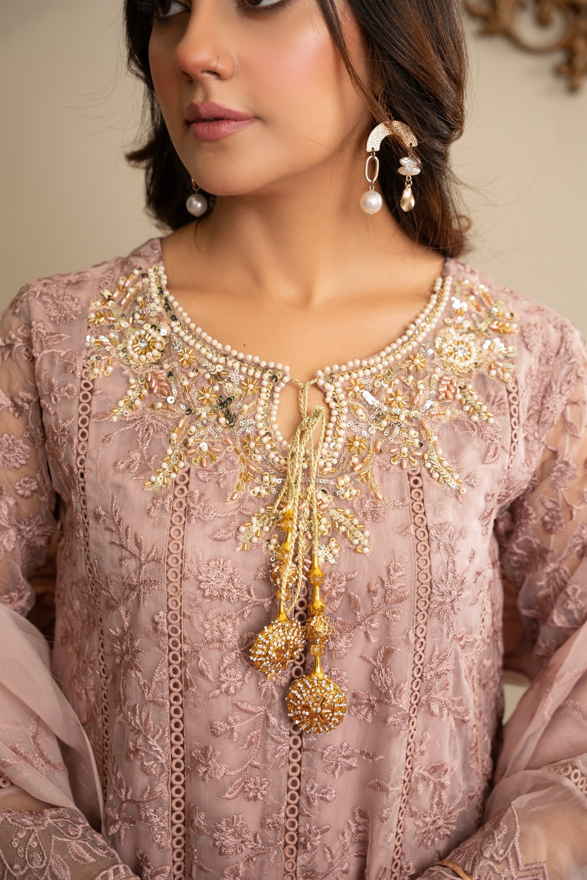 Rang Nirala By Manahils Stitched 3 Piece Formals Collection'2025-K-171-LILAC
