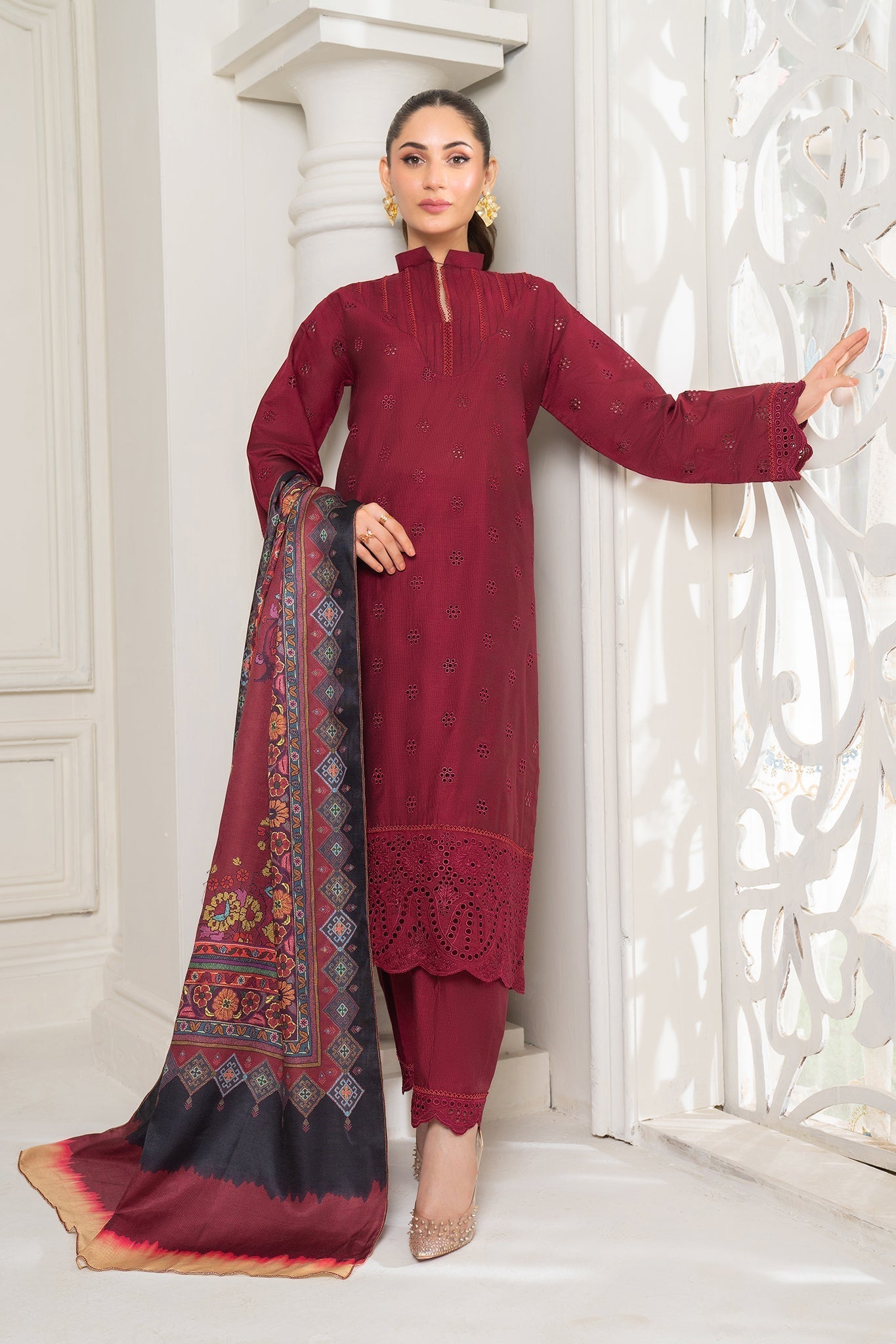 Winter Whisper by Panache Apparel Stitched Collection-Wild Rose
